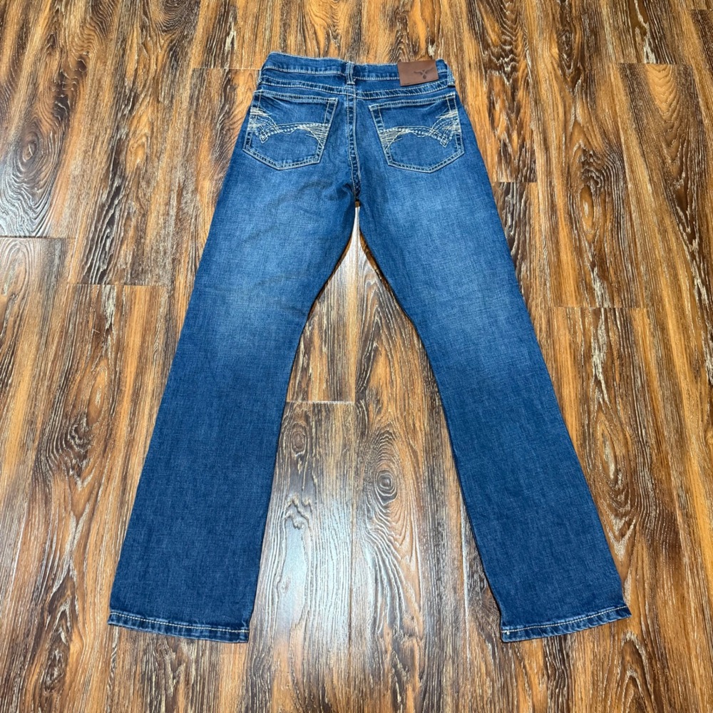 Wrangler 28x32 Jeans Mens Blue 20X Competition Slim Bootcut 042MWXMD